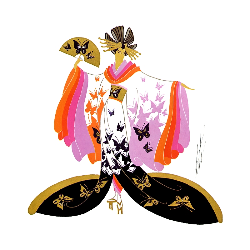 Madame Butterfly, Heroines – Erté Tablo