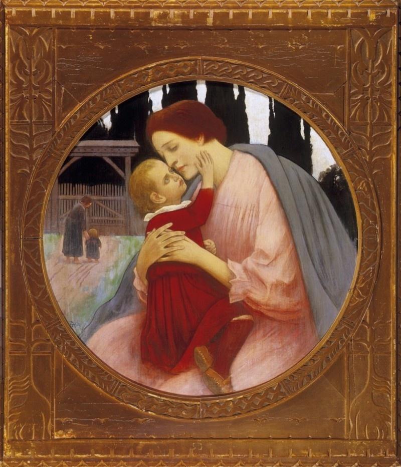 Madonna (1908) – Aladár Körösfői-Kriesch Tablo
