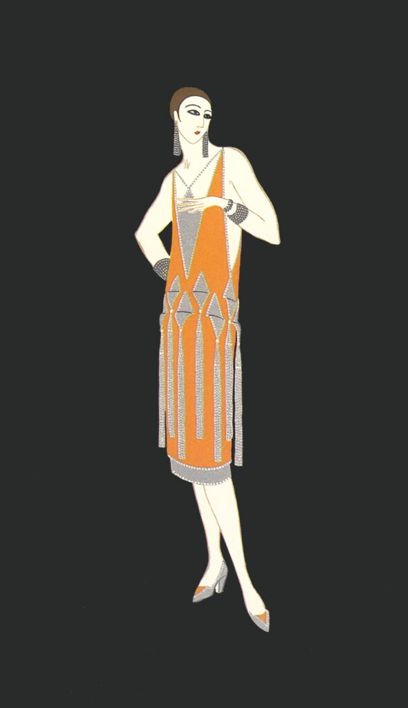 Manhattan Mary 1 - Erté Tablo
