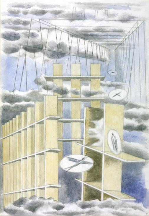 Mansions of the Dead (1932) – Paul Nash Tablo