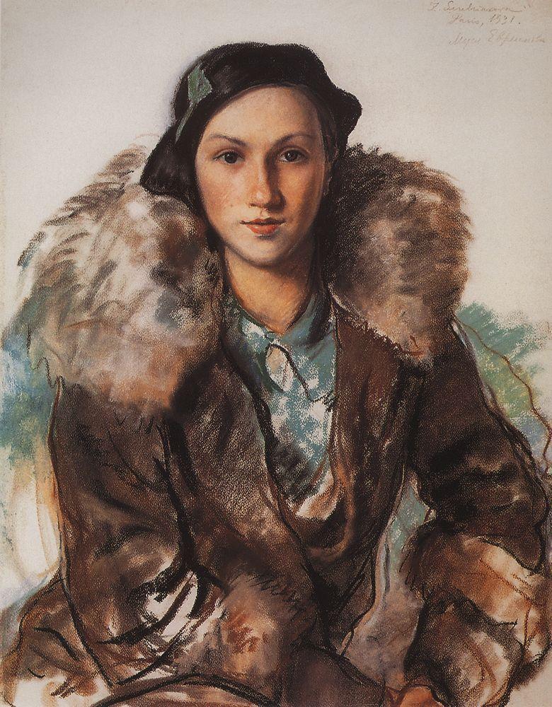 Maria Butakova nee Evreinova (1931) – Zinaida Serebriakova Tablo