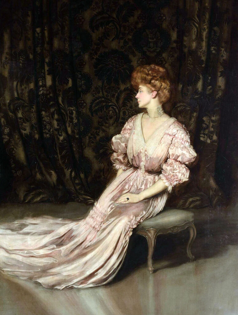Maria Hardouin D'Annunzio (1899) - Antonio de La Gándara Tablo