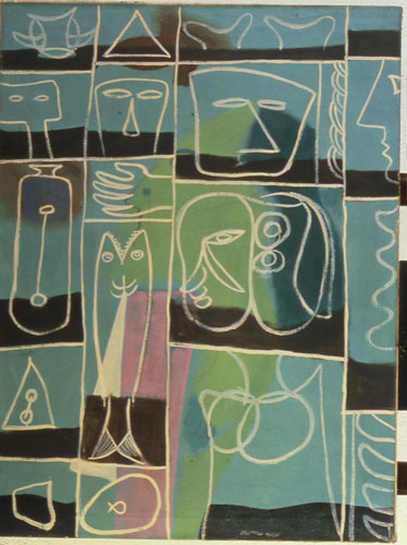 Mariner’s Incantation (1945) – Adolph Gottlieb Tablo