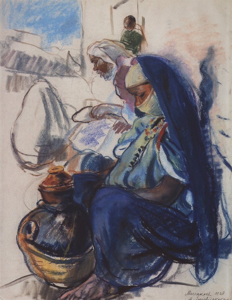 Marrakesh (1928) – Zinaida Serebriakova Tablo