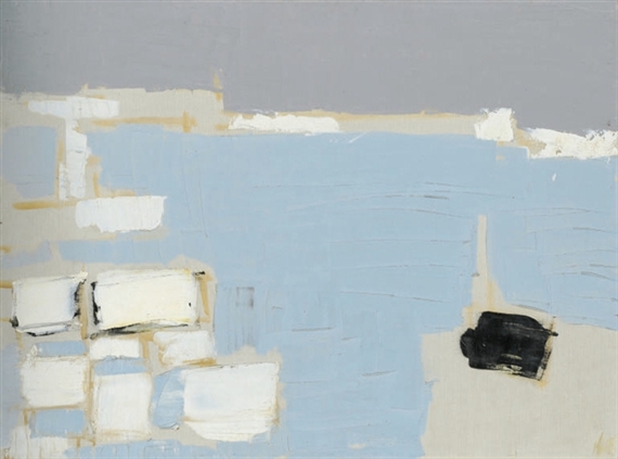 Marseille under snow (1954) – Nicolas de Staël Tablo