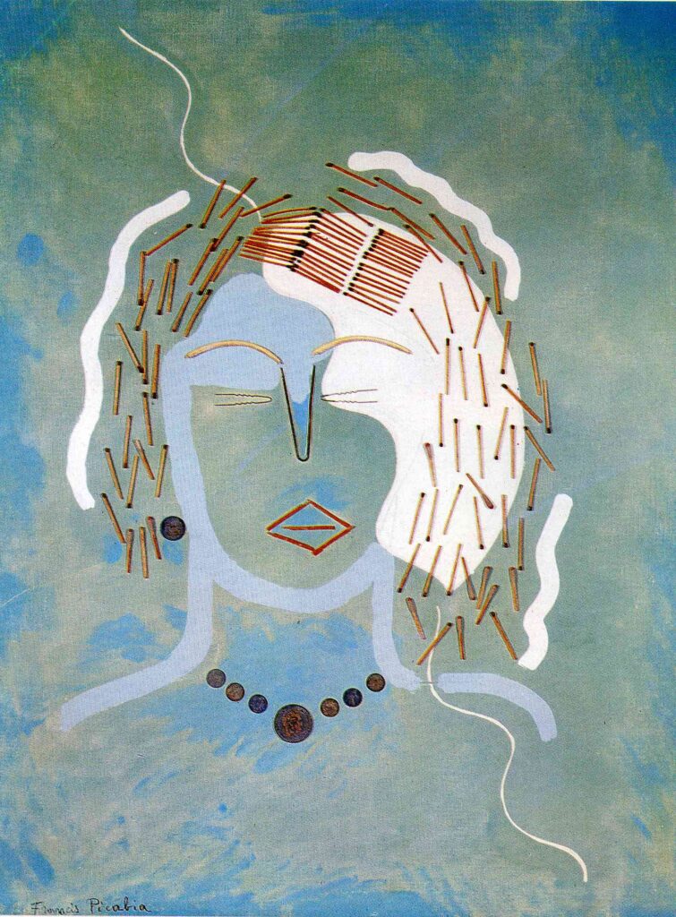 Match Woman (1924) - Francis Picabia Tablo