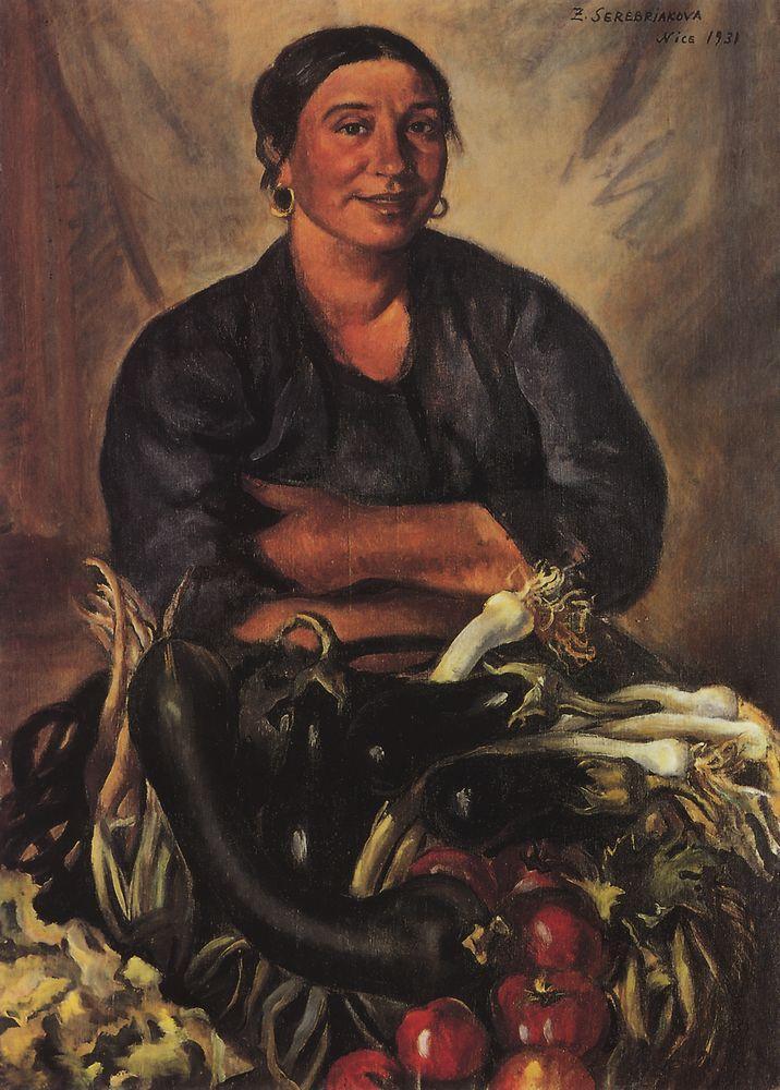 Merchant vegetables. Nice (1931) – Zinaida Serebriakova Tablo