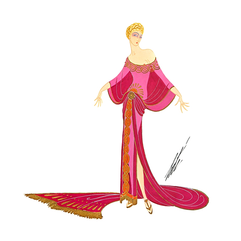 Messalina, The Joys of the Capitol – Erté Tablo