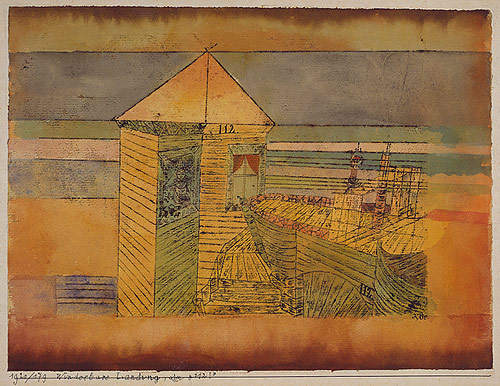 Miraculous Landing (1920) – Paul Klee Tablo