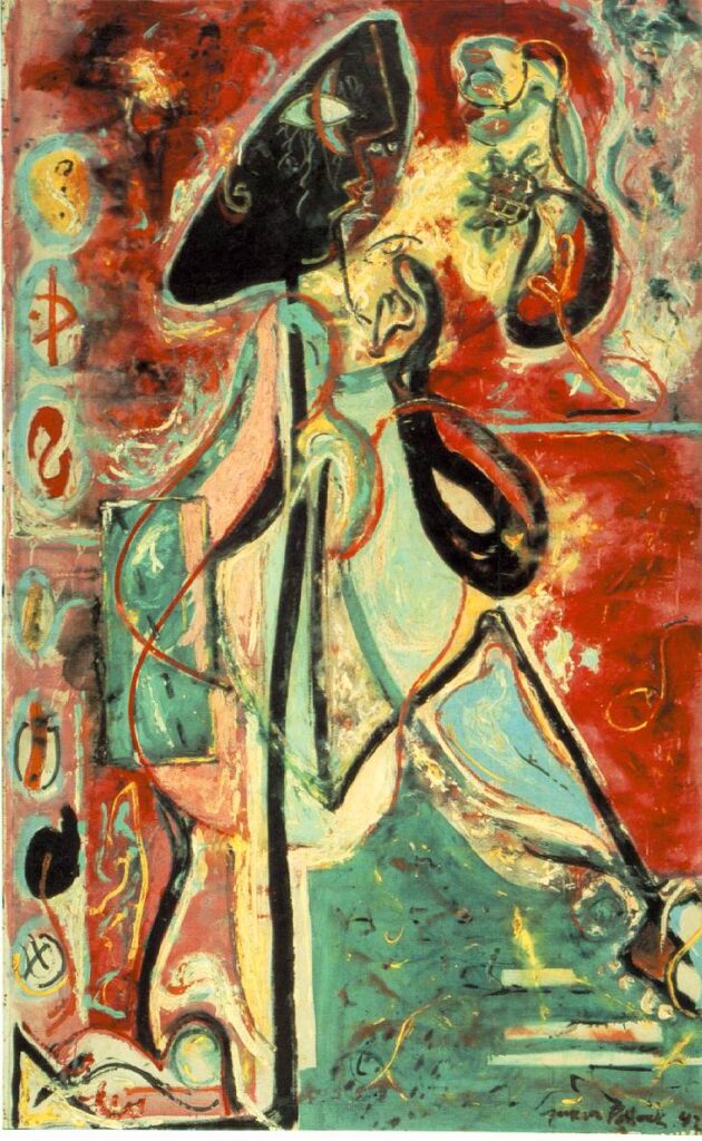 Moon Woman (1942) – Jackson Pollock Tablo