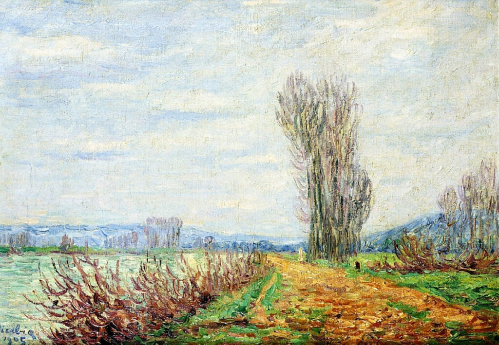 Morning Effect, Banks of the Yonne River (1905) - Francis Picabia Tablo