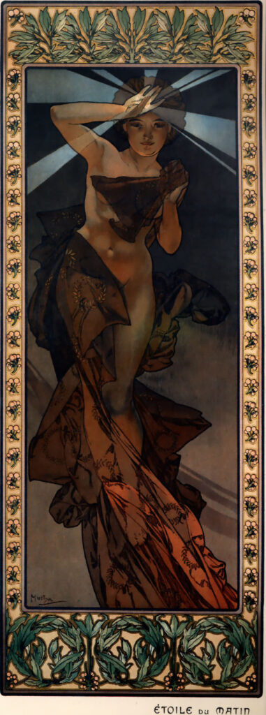 Morning Star (1902) - Alphonse Mucha Tablo