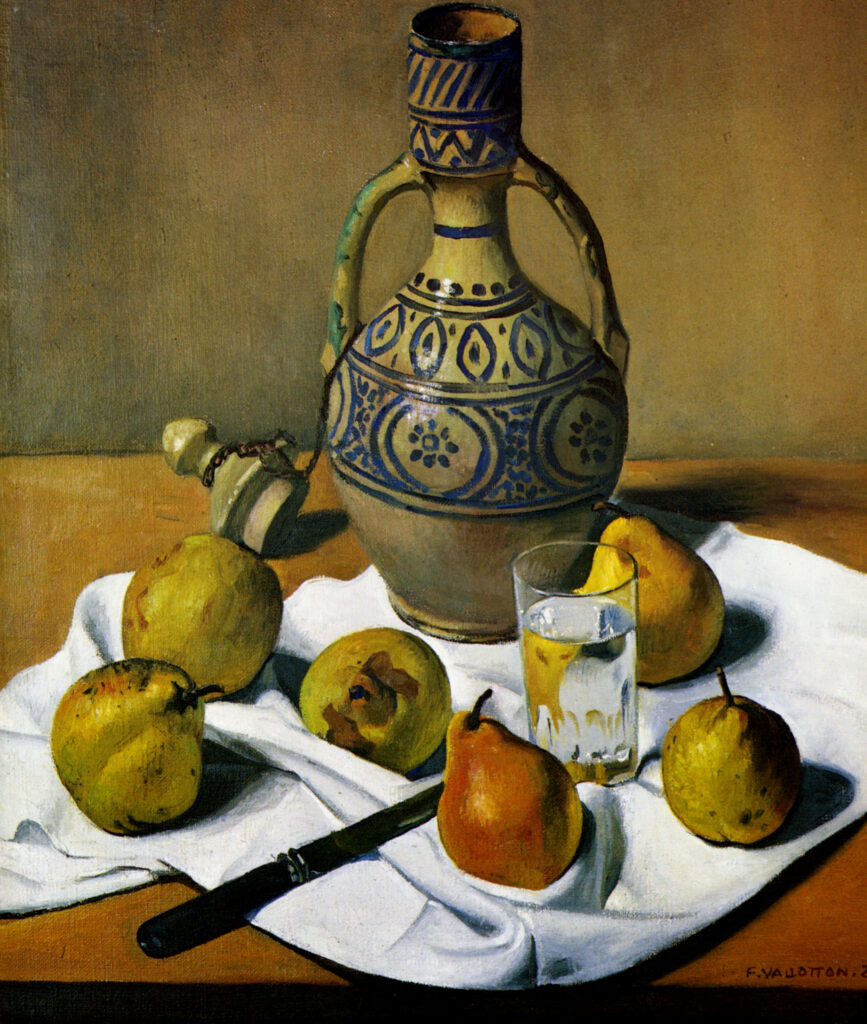 Moroccan jug and pears (1924) - Félix Vallotton Tablo