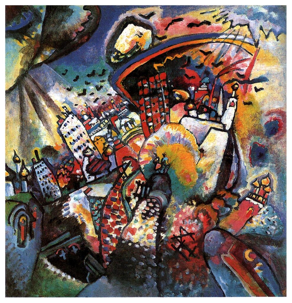 Moscow I (1916) - Wassily Kandinsky Tablo