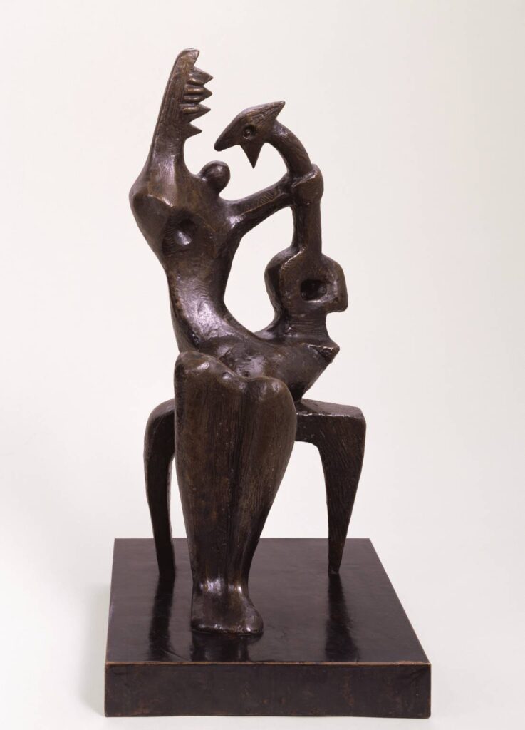 Mother and Child (1953) - Henry Moore Tablo
