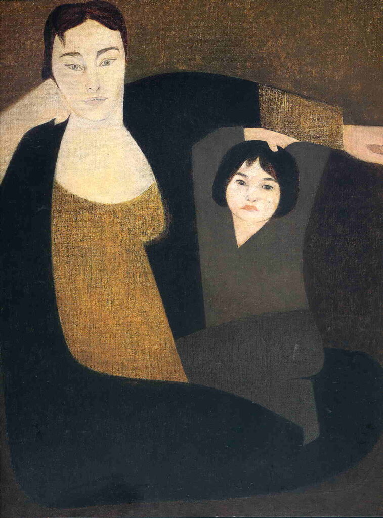 Mother and child - Will Barnet Tablo