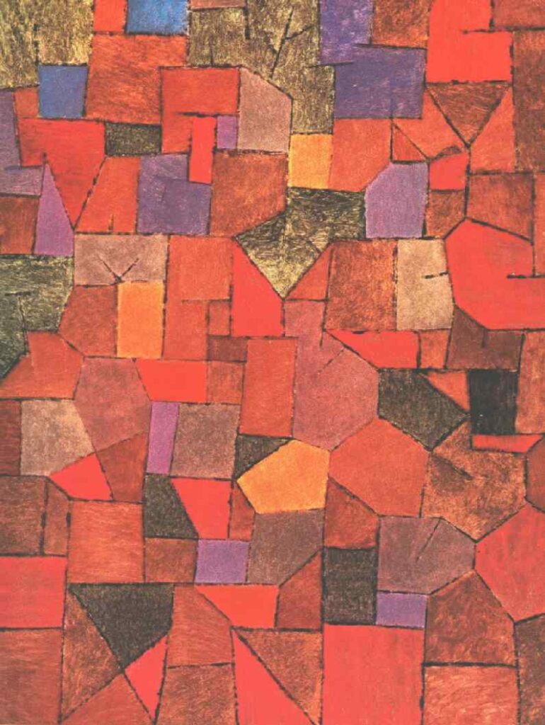 Mountain Village (Autumnal) (1934) – Paul Klee Tablo