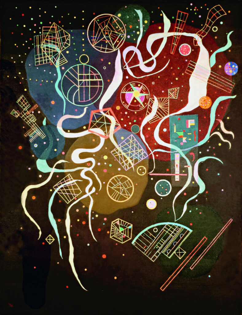 Movement I (1935) – Wassily Kandinsky Tablo