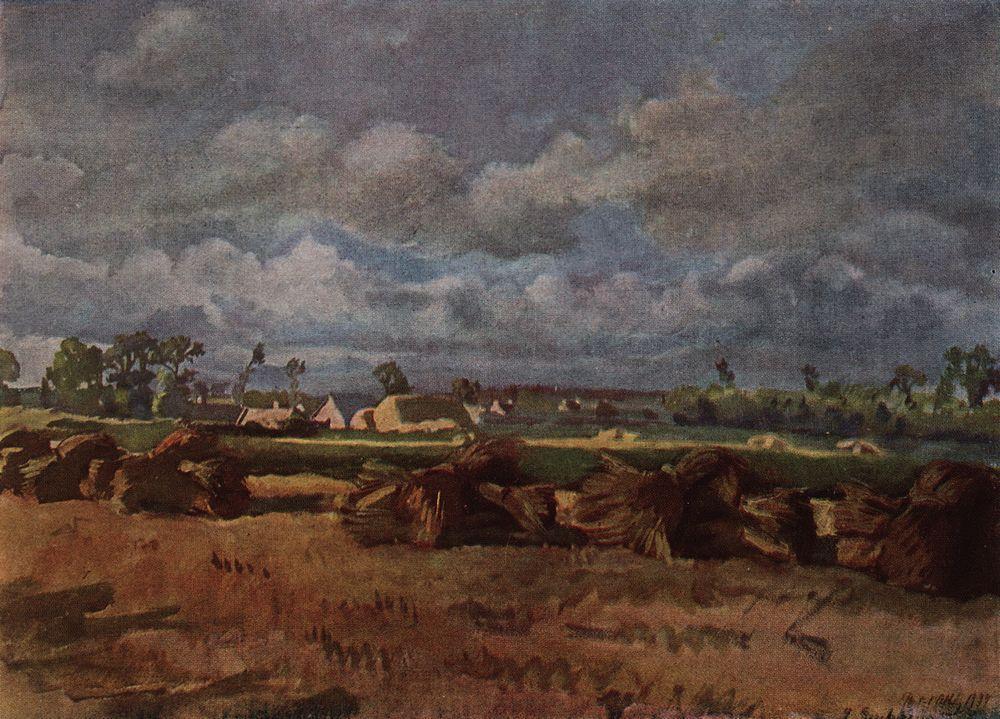 Mown field (1934) – Zinaida Serebriakova Tablo