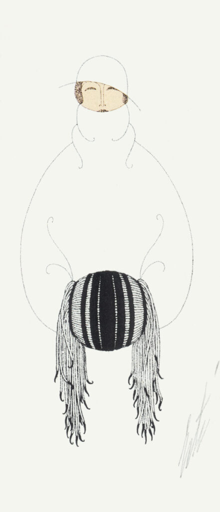 Muff - Erté Tablo