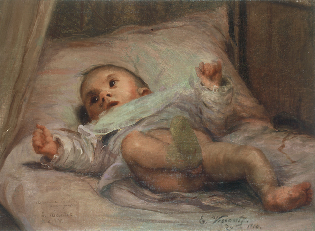 My Child Tobias at Six Months (1910) – Eliseu Visconti Tablo