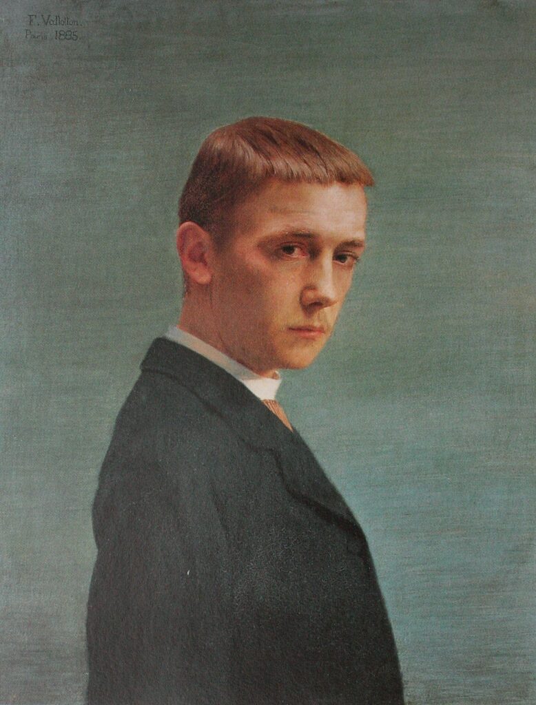 My portrait (1885) – Félix Vallotton Tablo