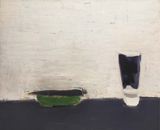 Nature morte au verre (1954) – Nicolas de Staël Tablo