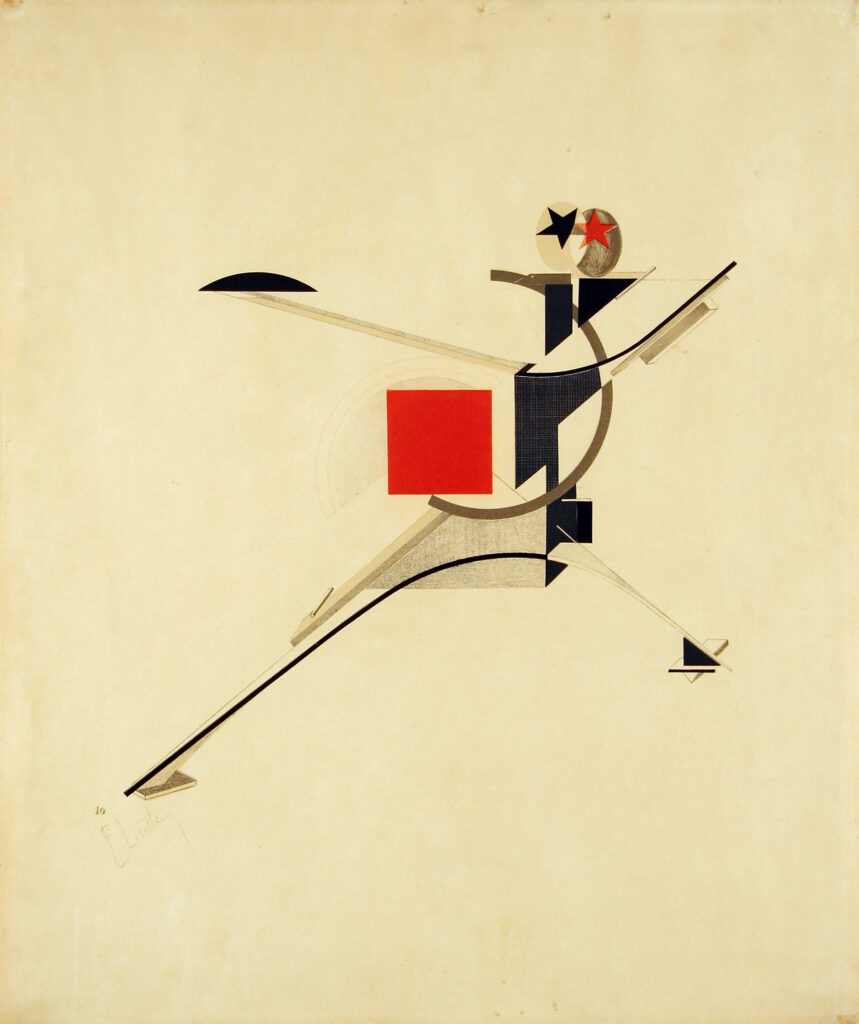 New Man (1923) - El Lissitzky Tablo