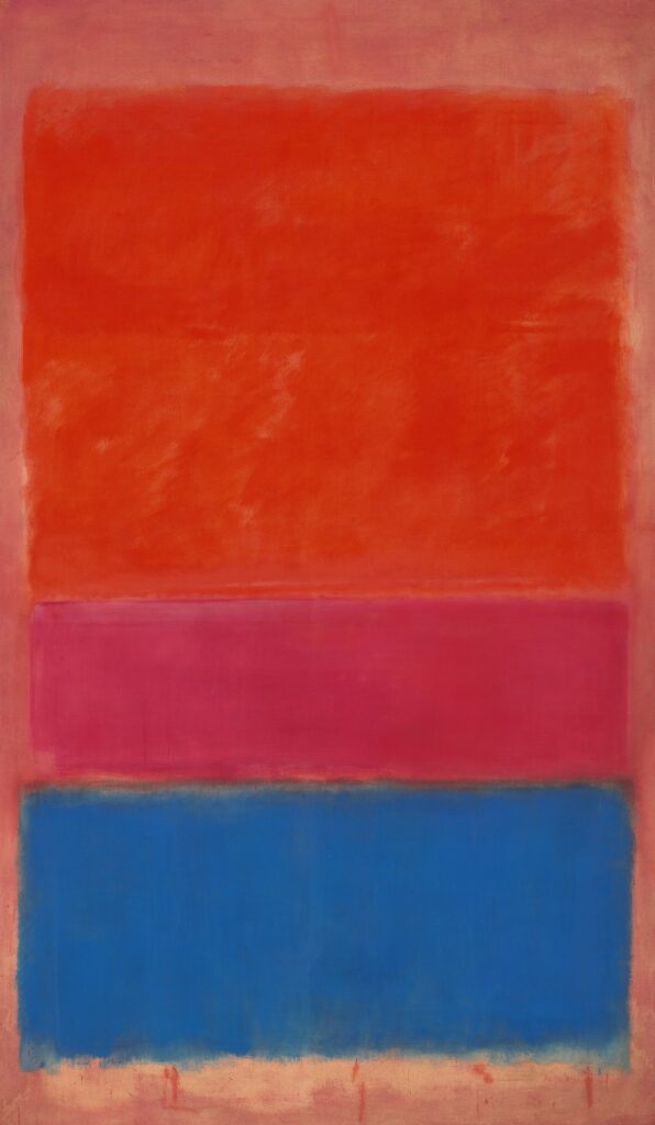 No. 1 (Royal Red and Blue) (1954) - Mark Rothko Tablo