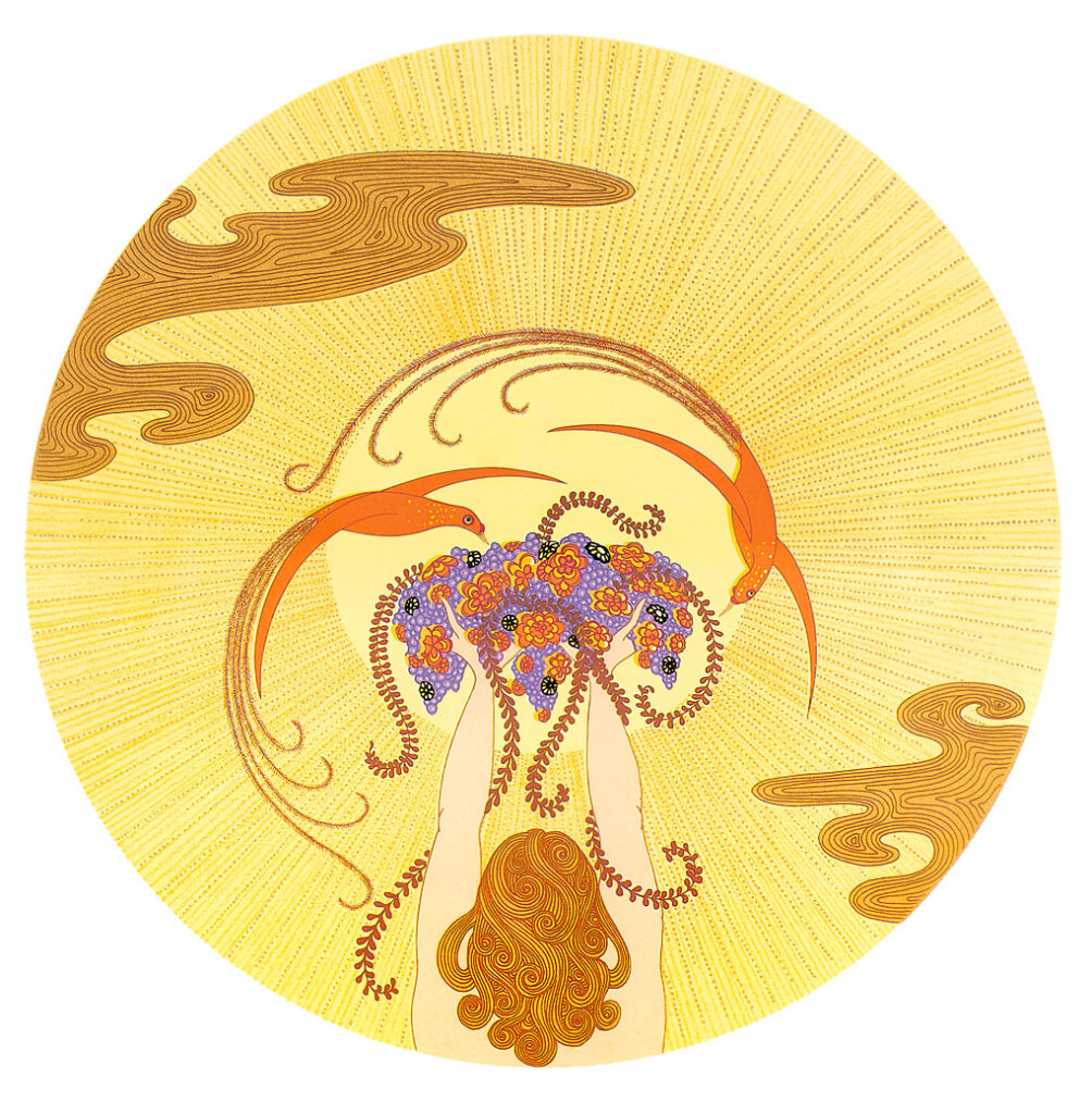 Noon - Erté Tablo