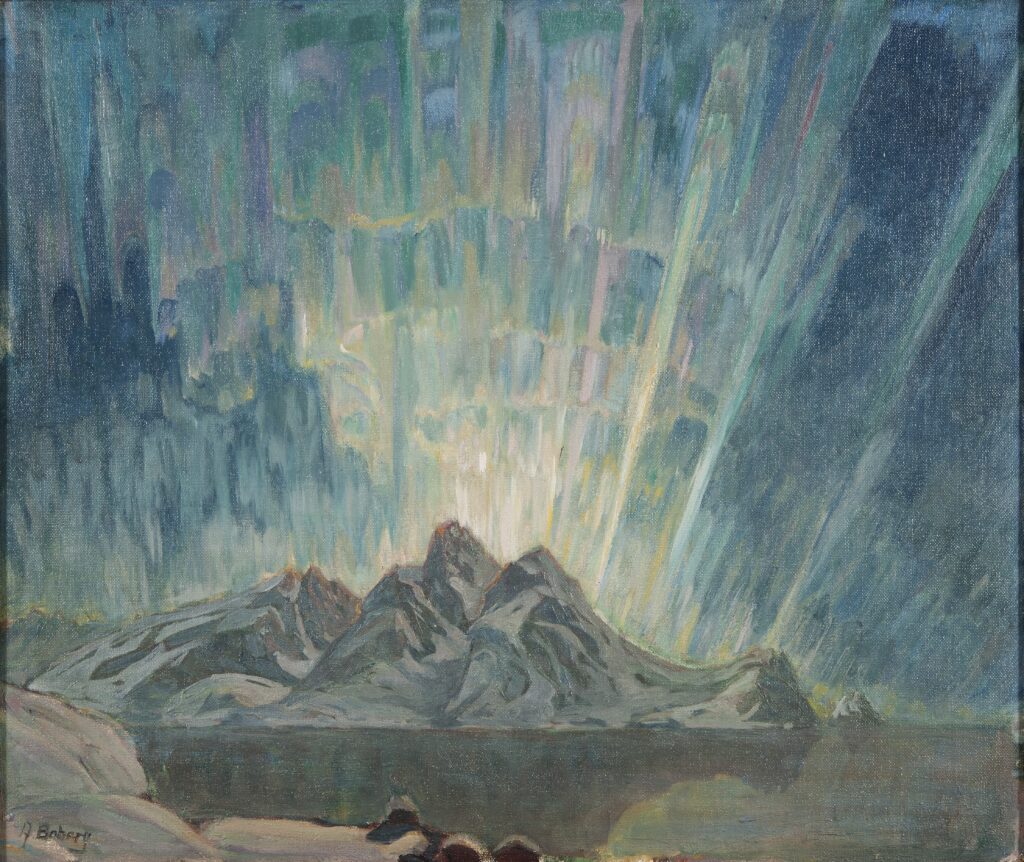 Northern Lights. Study from North Norway - Anna Katarina Boberg Tablo