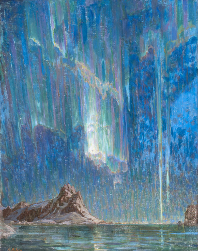 Northern Lights; Study from North Norway - Anna Katarina Boberg Tablo