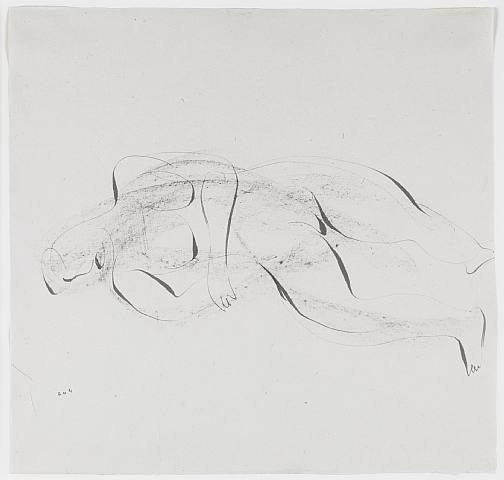 Nu couché (1944) – Jean Fautrier Tablo