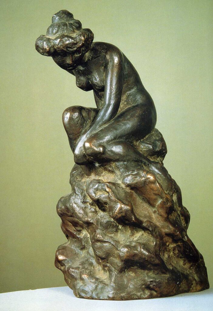 Nude on a Rock (1899) - Alphonse Mucha Tablo