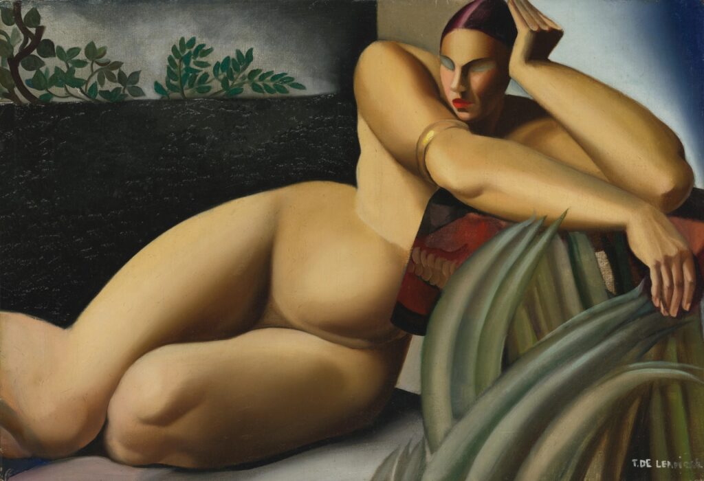 Nude on a Terrace (1925) - Tamara de Lempicka Tablo