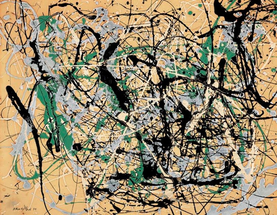 Number 17 (1949) – Jackson Pollock Tablo