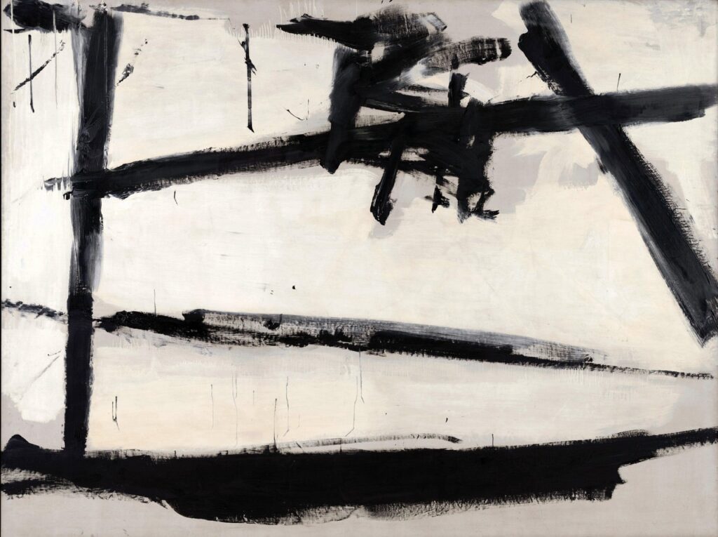 Number 2 (1954) - Franz Kline Tablo