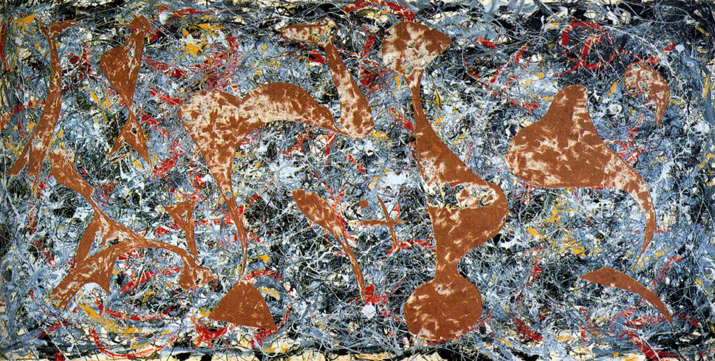 Number 7 (Out of the Web) (1949) - Jackson Pollock Tablo