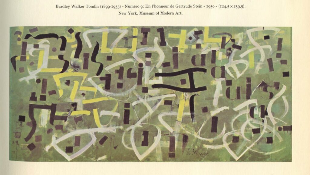 Number 9. In Praise of Gertrude Stein (1950) - Bradley Walker Tomlin Tablo