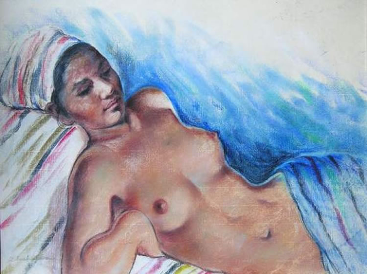 Odalisque (1932) – Zinaida Serebriakova Tablo