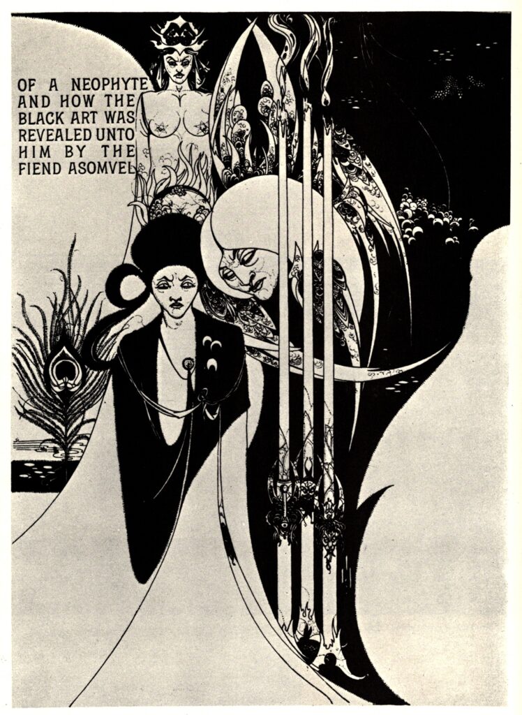 Of a Neophyte and how the Black Art was revealed unto him - Aubrey Beardsley Tablo