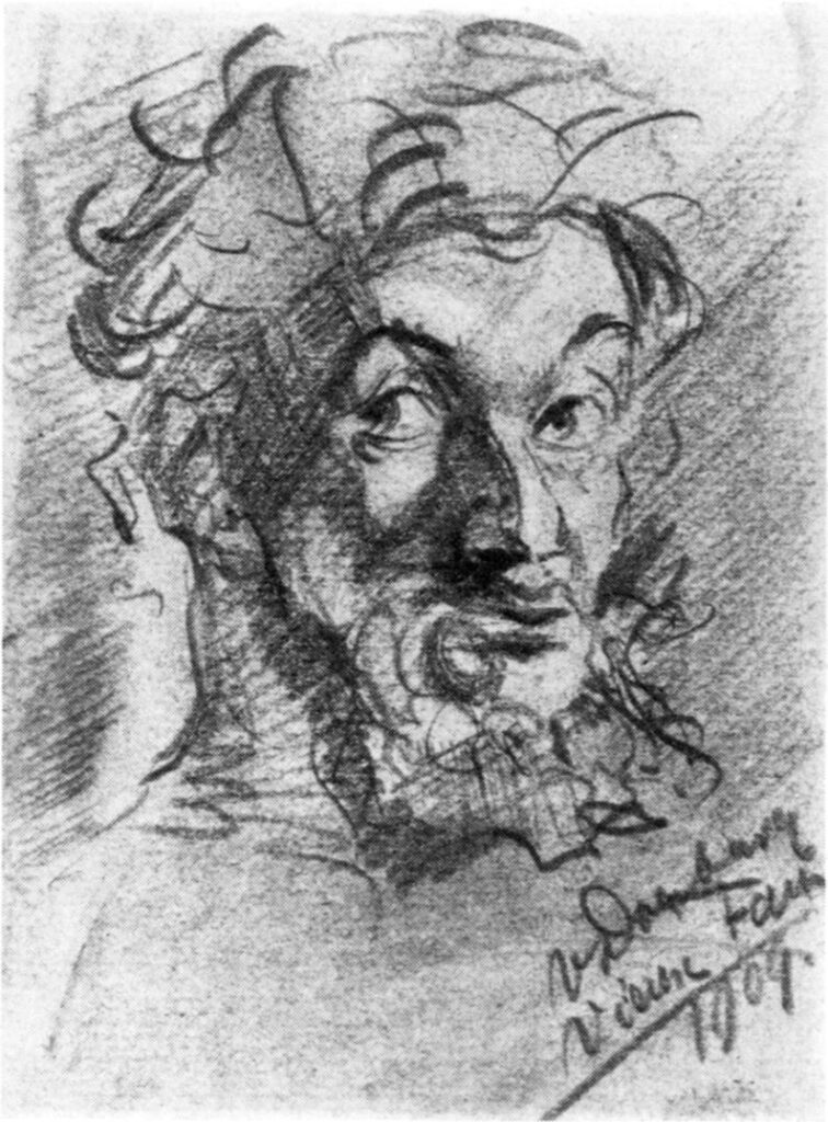 Old Faun (self portrait) (1909) - Theo van Doesburg Tablo