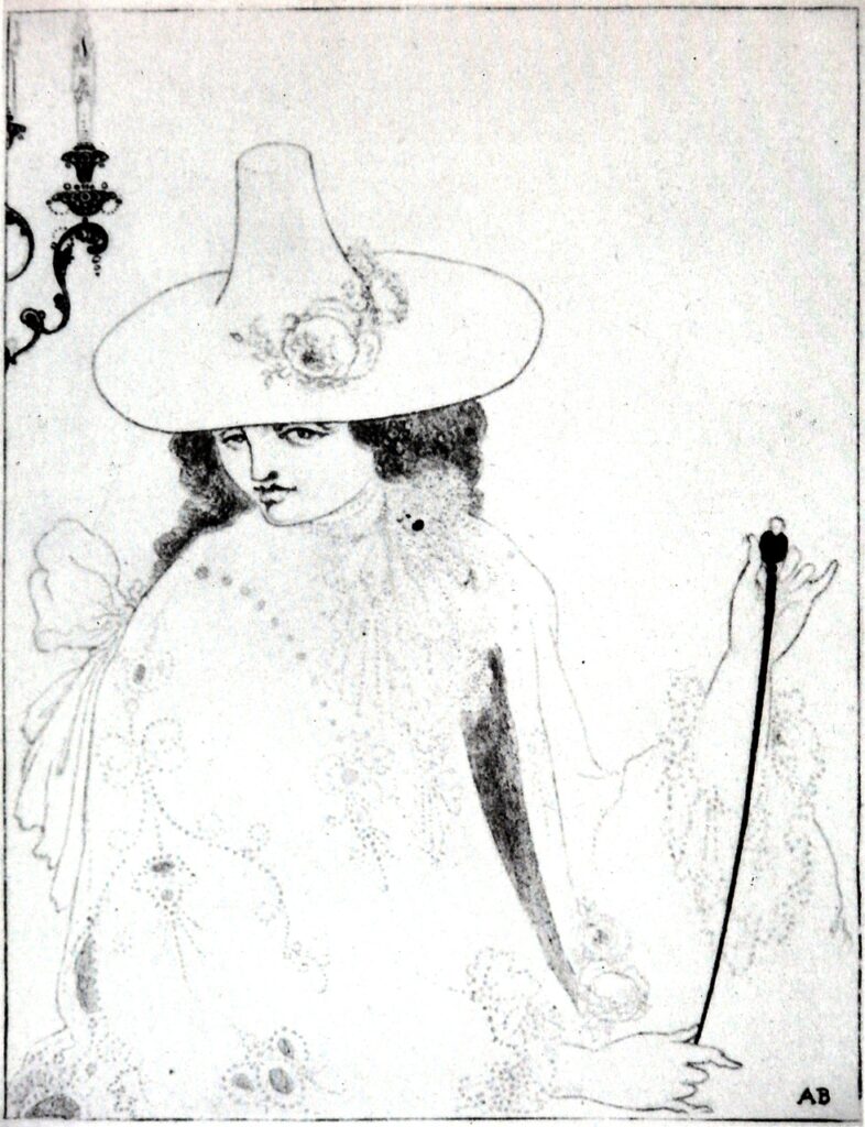 On Alert (1898) – Aubrey Beardsley Tablo