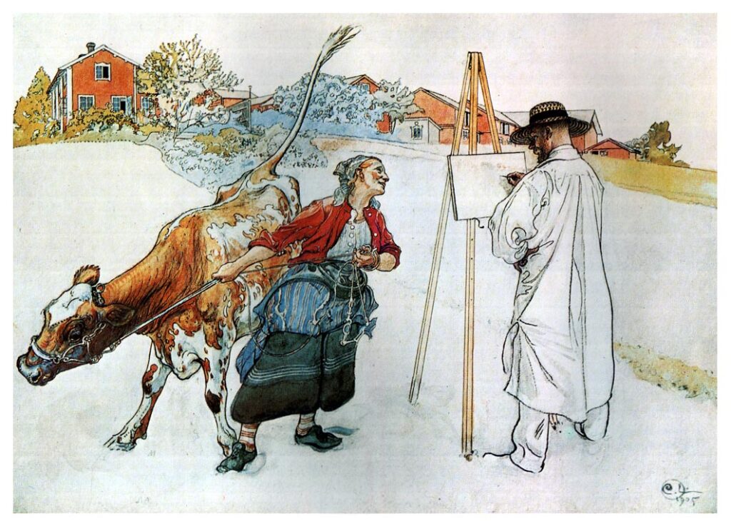 On the Farm (1905) - Carl Larsson Tablo