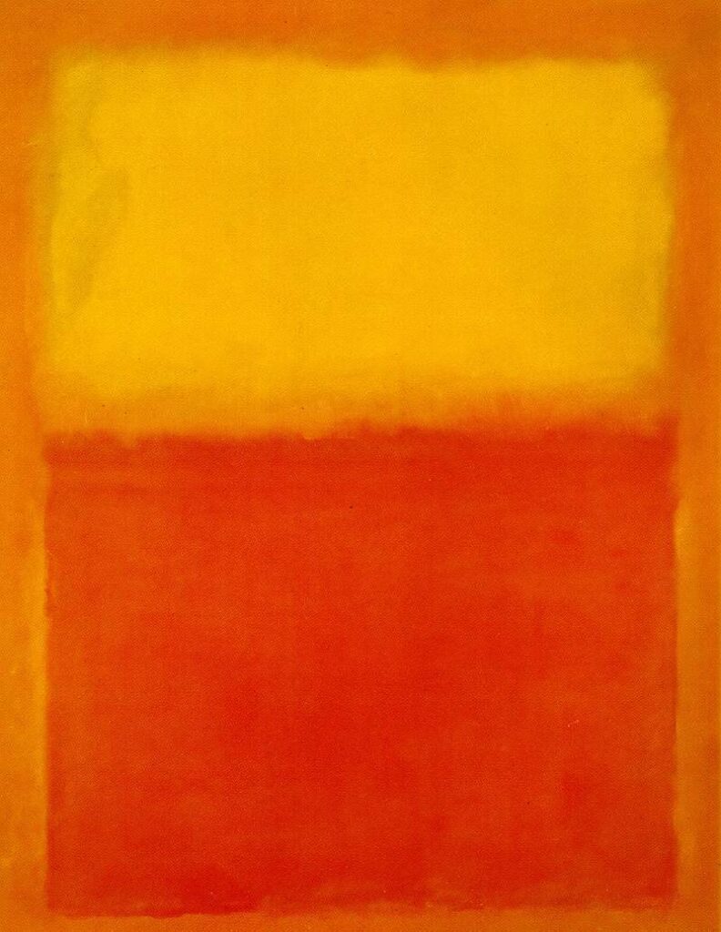 Orange and Yellow (1956) – Mark Rothko Tablo