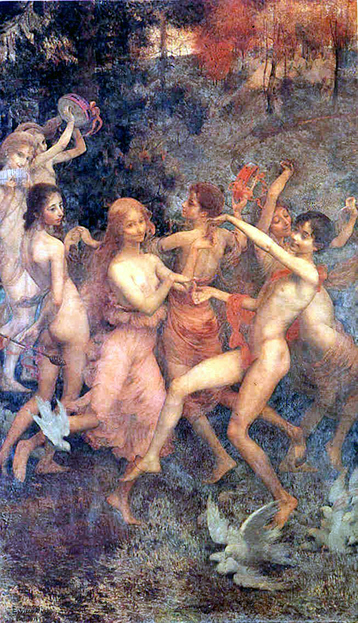 Oreads (1899) – Eliseu Visconti Tablo