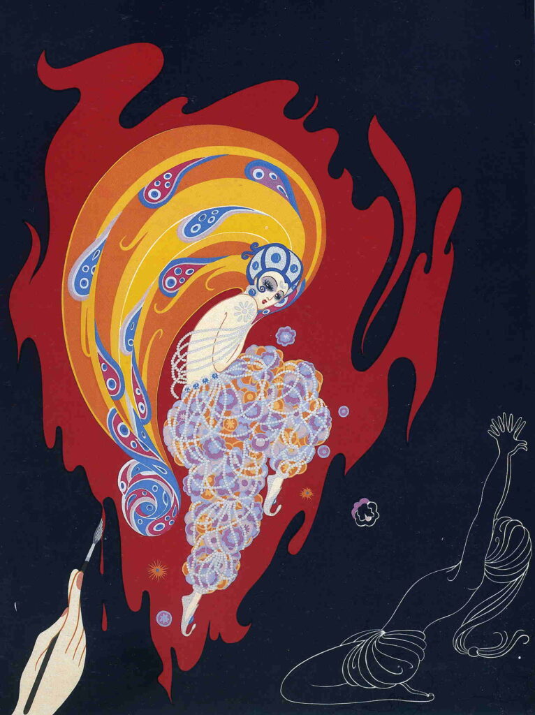 Oriental Tale - Erté Tablo