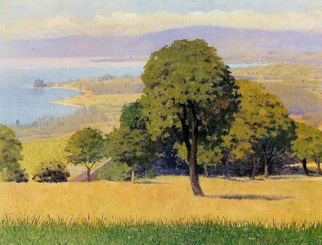 Outskirts of Lausanne (1893) - Félix Vallotton Tablo