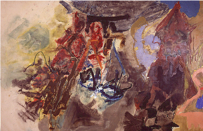 Over the Hill (1953) – Friedel Dzubas Tablo