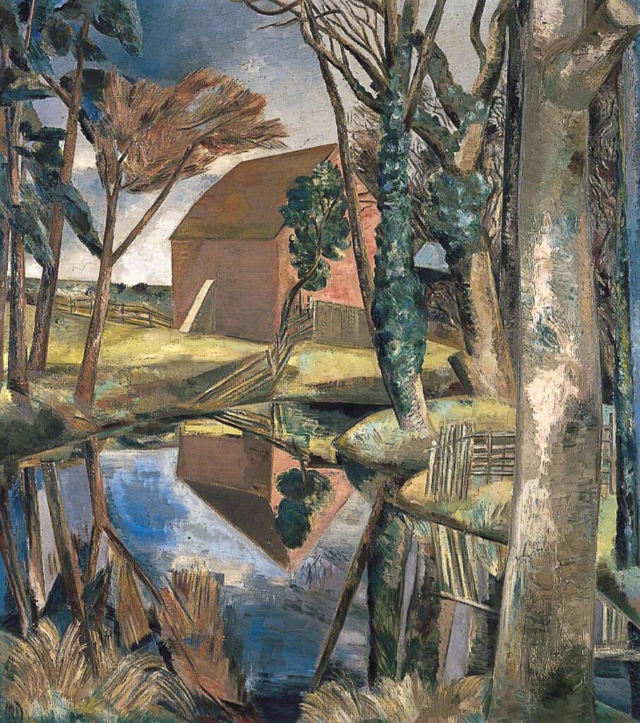 Oxenbridge Pond (1928) - Paul Nash Tablo